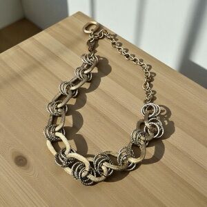 Elegant Gold and Silver Chain Belt